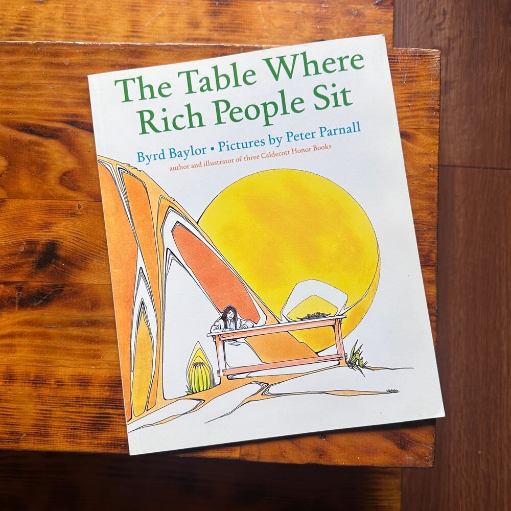 Vintage 1994 the Table Where Rich People Sit Paperback Book